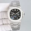 Luxury Unique Design Watch for Men High Quality Stainless Steel Watch Fashion Three Eye Chronograph Watch 40mm - Image 2