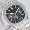 Luxury Unique Design Watch for Men High Quality Stainless Steel Watch Fashion Three Eye Chronograph Watch 40mm - Image 3